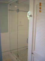 Frameless Door and Panel with Clamps