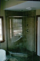 Frameless Neo Angle with Antique Glass