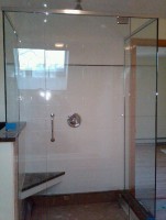 Frameless 3 sides shower