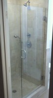 Frameless Door andPanel with clamps